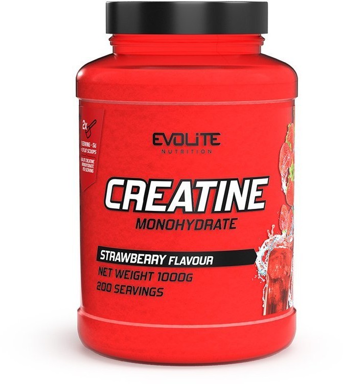 Evolite Creatine Monohydrate 1000g Strawberry