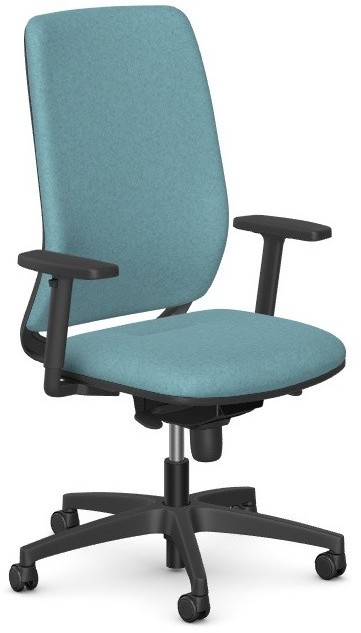 Intarseating Fotel biurowy LIRA czarna podstawa KA-LIRA-AF-112-01