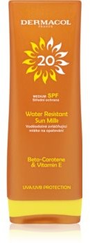 Dermacol Sun Water Resistant wodoodporne mleczko do opalania z betakarotenem SPF20 200ml