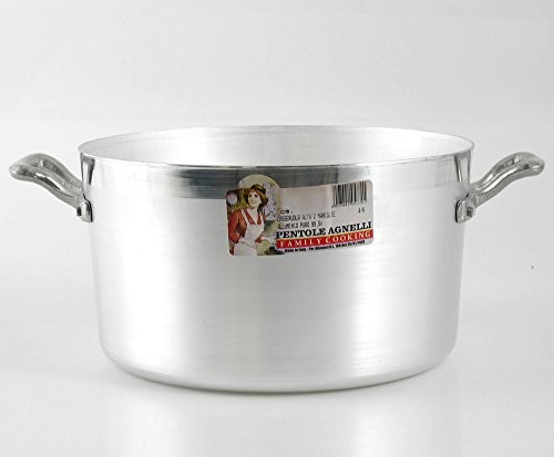 Pentole Agnelli pentole agnelli rondel z aluminium, bltf z 2 uchwytami ze stali nierdzewnej, srebrny FAMA420