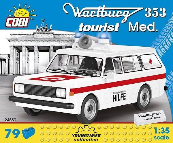 Cobi 24559 Youngtimer Wartburg 353 tourist Med 79 klocków