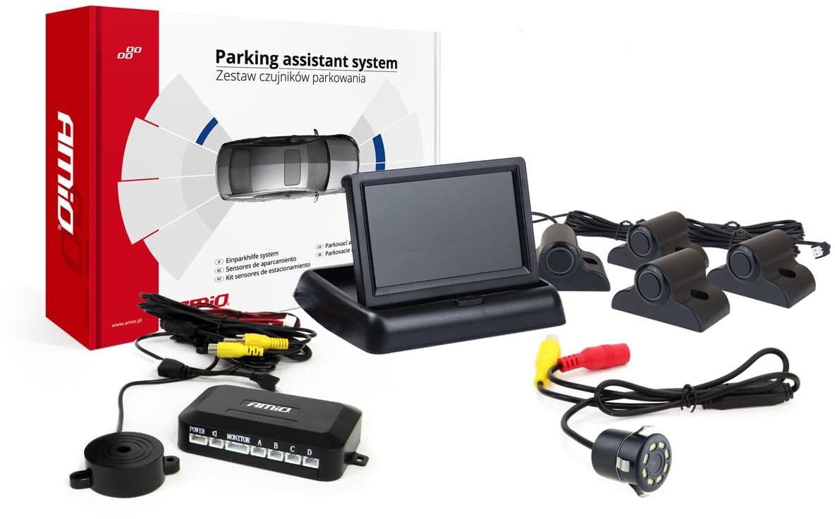 Zestaw czujników parkowania tft02 4,3