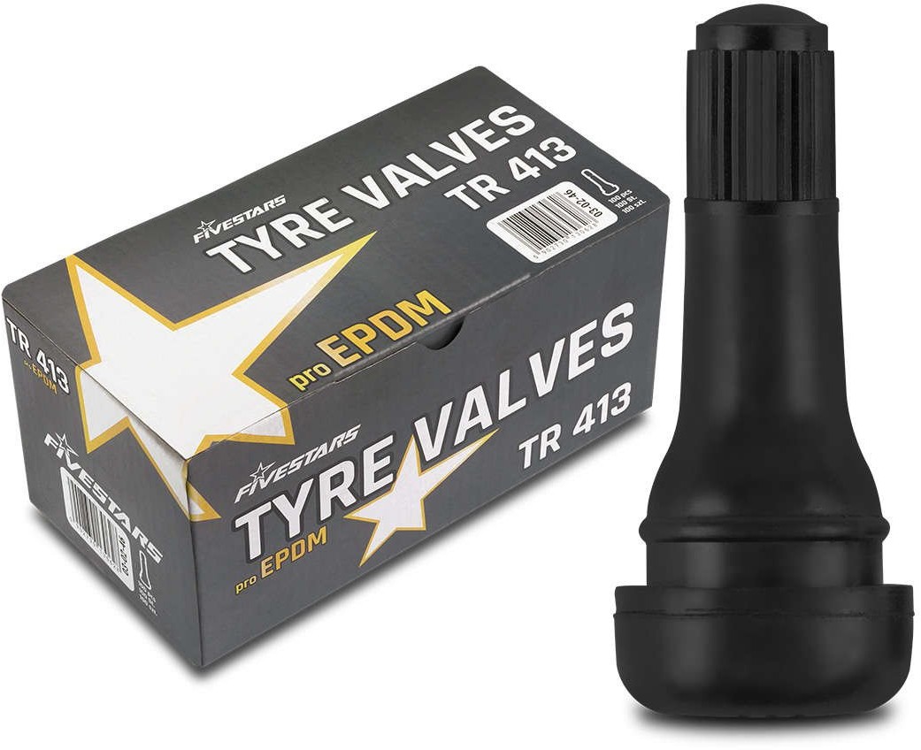 FIVESTARS Zawory do kół bezdętkowych TR413 PRO EPDM - 100 szt