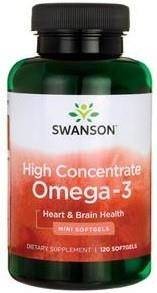SWANSON Kwasy Tłuszczowe Omega 3 120 K