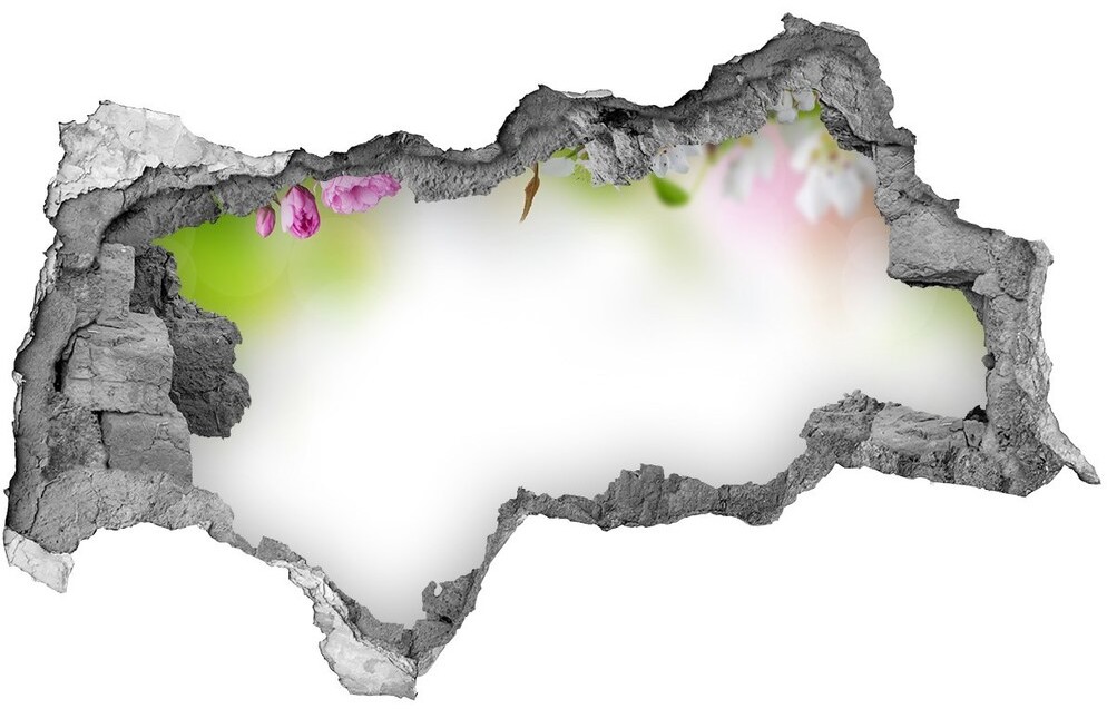 Wallmuralia.pl Samoprzylepna dziura naklejka Wiosenne kwiaty