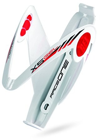 RaceOne IT Mod. Żel X5 uchwyt na butelki po bokach rower/Bike Water Bottle Cage, ultra Quality aerodynamic wzornictwo Race Bicycle Bottle Holder Lightweight & Safe zatrzymanie. bottlecage for RACE AWB243