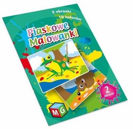 MULTIGRA Multigra, piaskowe Obrazki Żaba i Jeż, zestaw