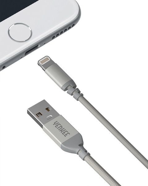 Yenkee przewód zasilający i synchronizacyjny YCU 611 SR USB/lightning 1 m 30015969 # z wartością produktów powyżej 89zł!