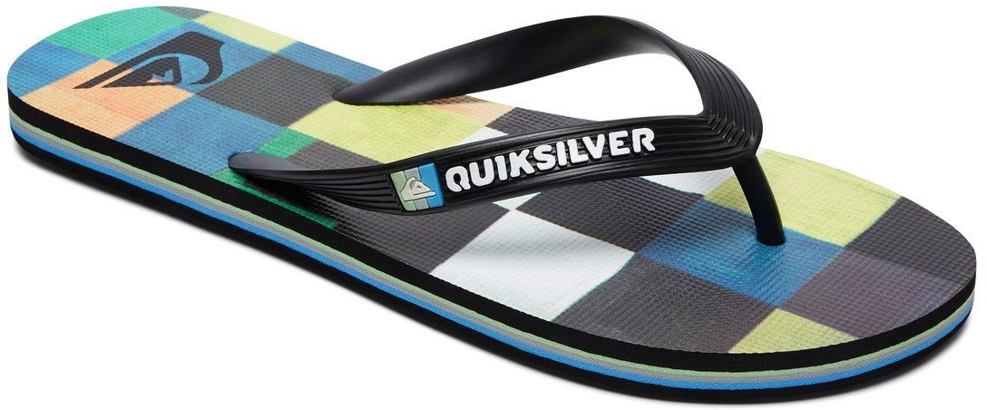 Quiksilver japonki ęce MOLOKAI RESIN CHECK Y Black/Blue/Green XKBG