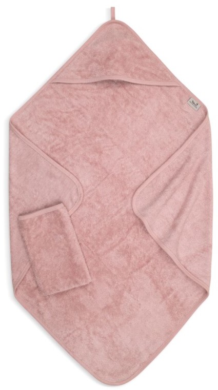 TIMBOO MISTY ROSE - 95x95 - Ręcznik z  Kapturkiem i Myjką - Timboo MISTY ROSE 95X95