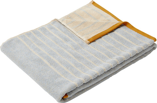 Hübsch Ręcznik Hübsch 70 x 140 cm beżowo-niebieski 61209