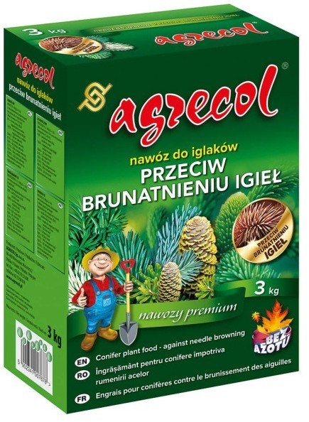 Agrecol Nawóz do iglaków przeciw brunatnieniu igieł 3 kg 767