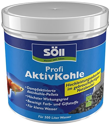 Söll soell 19642 absorbenty Profi Aktywny Węgiel  o wysokiej wydajności w celu przygotowania torba siatkowa  500 ML 19642