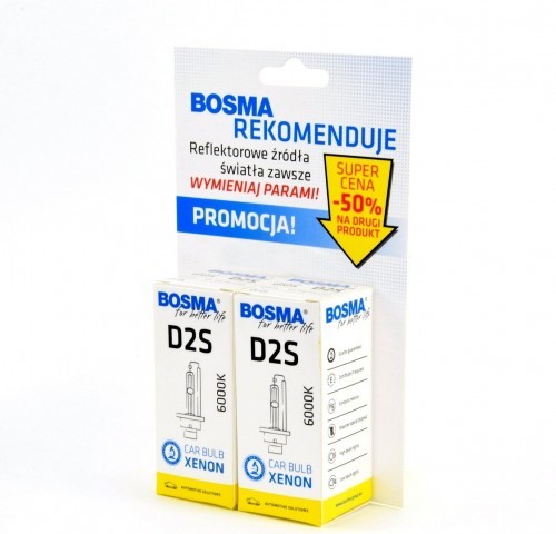 BOSMA 8498D XENON D2S 6000K 85V 35W P32d-2 DUO PAK