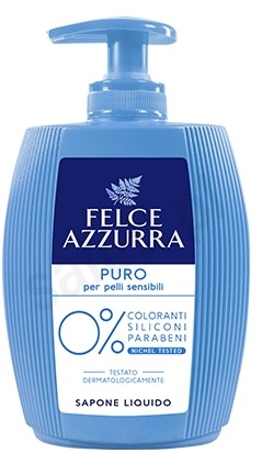 Felce Azzurra Puro - Mydło w płynie dla skóry wrażliwej (300 ml) 7F26-154E9