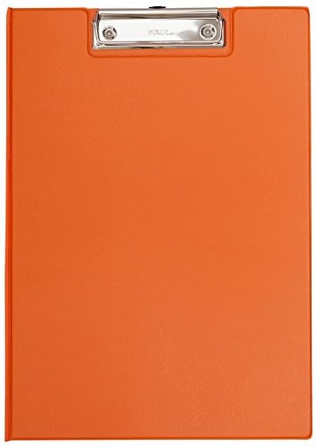 Maul Maul Teczka konferencyjna z powłoką foliową, rozkładana deska zaciskowa, kieszeń wewnętrzna, rozmiar A4 wysoka, pomarańczowa, 2339243, 1 sztuka 2339243