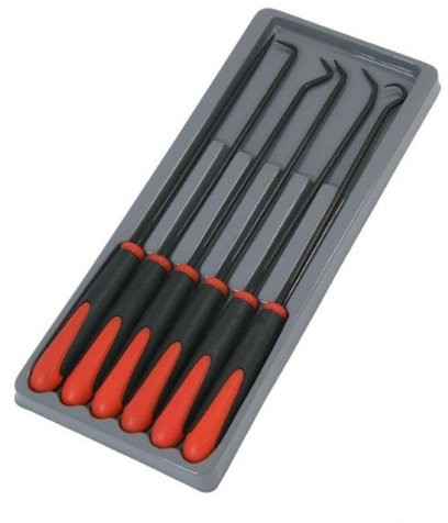 Neilsen Zestaw wieszaków Pick and 6PC  Long Reach, czarny CT2760