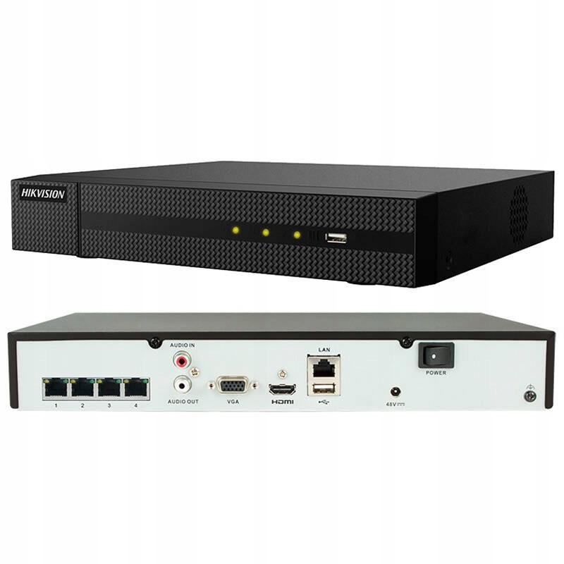 Rejestrator Ip 8Mpx HWN-4104MH-4P Switch Poe Apka
