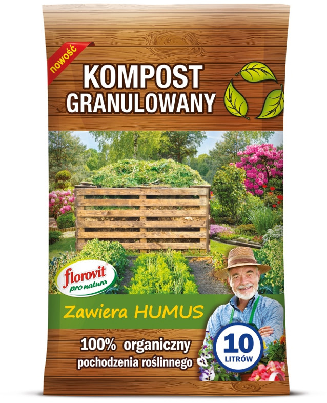 IncoVeritas Florovit pro natura kompost granulowany 10L