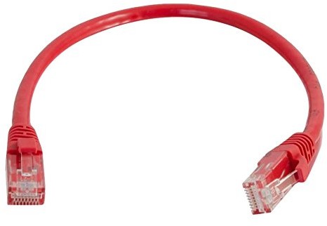 CABLESTOGO C2G kabel sieciowy Cat6 0,3 m bez ekranowany i torba z zamkiem (UTP), czarna, czerwony 0,5 m 757120834458