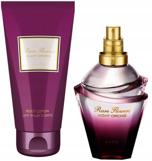 AVON Zestaw Rare Flowers Night Orchid woda balsam