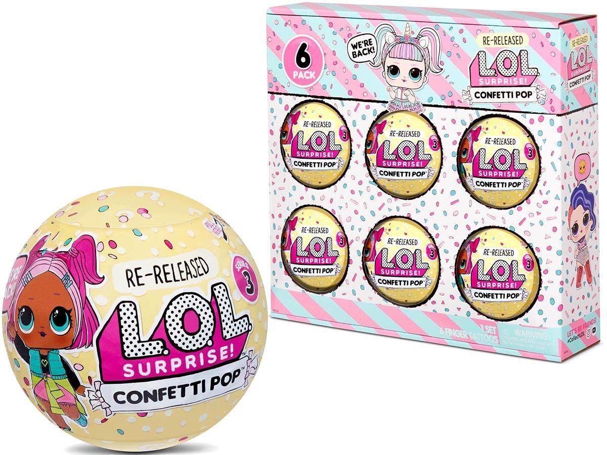 L.O.L Surprise Figurki 6-pak confetti Unicorn