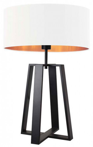 Lampa stołowa glamour na czarnym stelażu EX966-Thol 5 kolorów