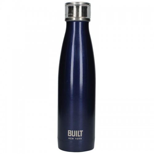 Built BUILT Perfect Seal Vacuum Insulated Bottle - Stalowy termos próżniowy 0,5 l (Midnight Blue)