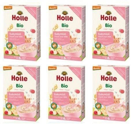 Holle Holle Bezmleczna Kaszka Musli Malinowo-Bananowa od 6 msc. 6x250g