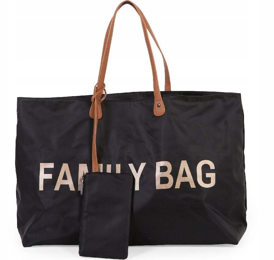Childhome Torba Family Bag Black Gold Czarna