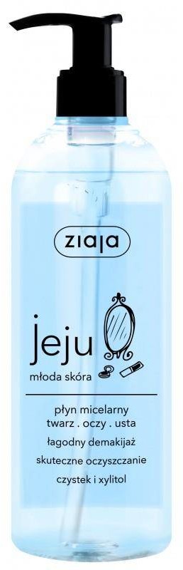Ziaja Jeju płyn micelarny do demakijażu twarzy oczu i ust 390ml