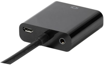 Vivanco Adapter HDMI 47143 HDMI wt VGA gn+jack 3,5mm gn 0,1m+ 40 zł na dzień dobry w Klubie MediaMarkt ! 47143 HDMI wt VGA gn+jack 3,5mm gn 0,1m