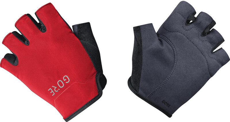 Gore WEAR WEAR C3 Krótkie rękawiczki rowerowe, black/red 7 2021 Rękawiczki szosowe 100496993505