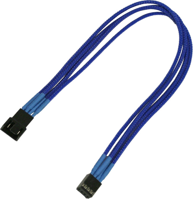 Nanoxia Kabel zasilający 4Pin PWM przedłużacz 30cm blue - 900200018