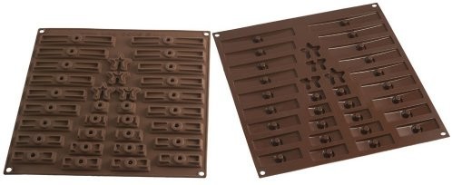 Silikomart 194433 silikonowa forma do pieczenia 3d zapewnia choinka, 305 X 305 X 15 MM, brązowy 194433