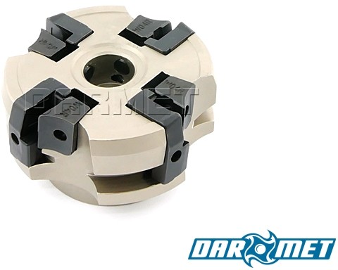 Frez składany 80 mm walcowo-czołowy nasadzany 4-ostrzowy - SPKN, SPKR (FB75SP15) FB75SP15-080-27A04