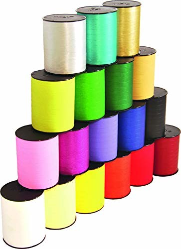 Clairefontaine 601529C szpulka wstążka prezentowa matowa (250 m x 10 mm, idealna do projektów rzemieślniczych i prezentów) 1 sztuka czarna 601529C