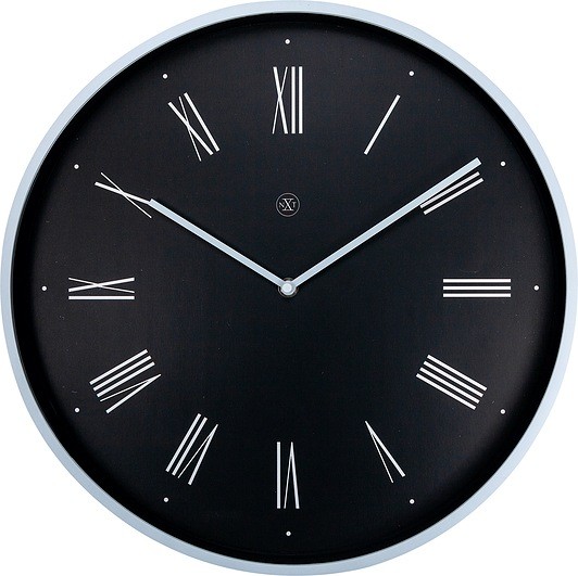 Nextime Zegar ścienny Duke czarny 7329ZW
