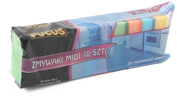 Pucuś Zmywak zwykły 10 sztuk