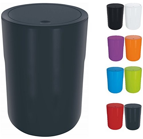 Spirella spirella 10.17490 cocco-/kosemetik wiadro na śmieci, ciemnoszary 10.17490