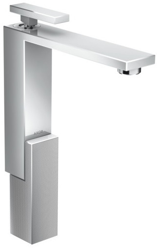 Hansgrohe Edge Jednouchwytowa bateria umywalkowa stojąca z zestawem odpływowym push-open chrom 46031000