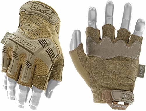 Mechanix Rękawice  M-Pact Fingerless czarne, brązowy (MFL-72-009)