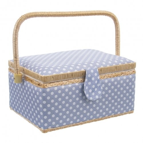 Orion Pudełko na przybory do szycia, 30 x 23 cm, niebieski