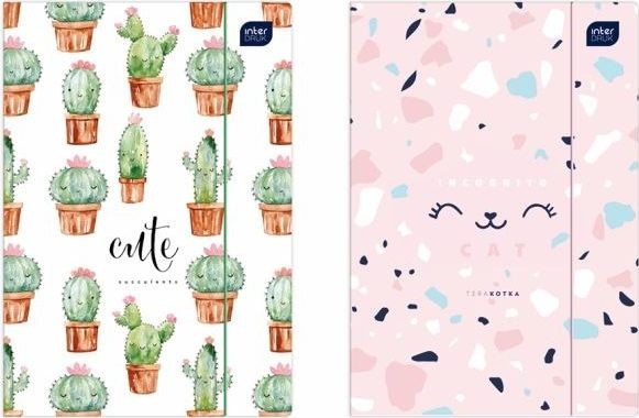 Interdruk Teczka z gumką A4+ LUX UV Trends girls TARGI AB756INT