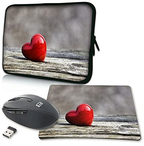 Pedea PEDEA Design etui ochronne torba na notebooka do 15,6 cala (39,6 cm), miłość 39,6 cm (15,6) + mysz i podkładka 4048466921350