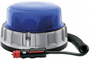 HELLA Funkcja światła LED 2.0 (LED lampa sygnalizacyjno-ostrzegawcza K), mocowanie na magnes, blitzende i obracania, wytrzymały poliwęglan kuchenny światła niebieska, obudowa z ciśnieniowego odlewu al 2XD 011 557-311
