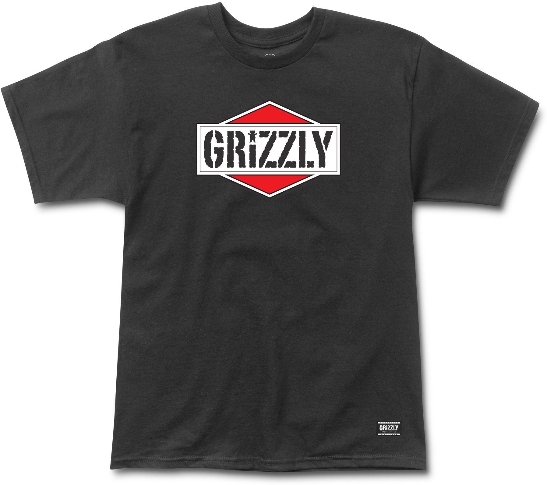 Grizzly t-shirt FAMILY OF GRIZ TEE Black