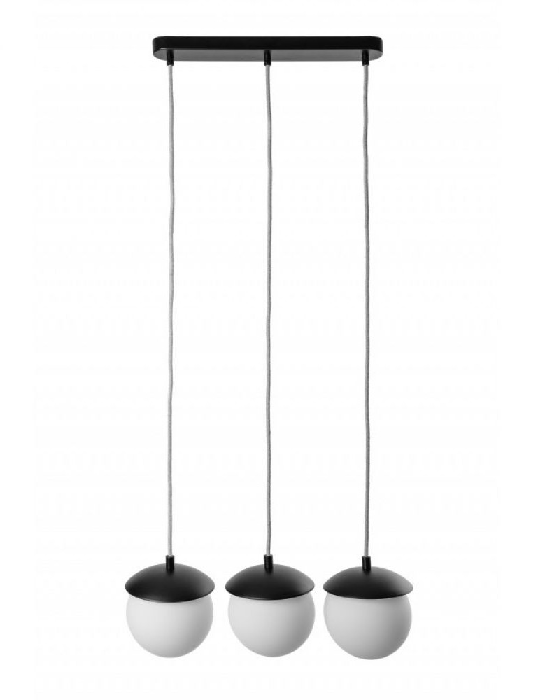 Ummo Lampa sufitowa wisząca Kuul A KLA322P0 Ummo oplot poliestrowy czarny KLA322P0