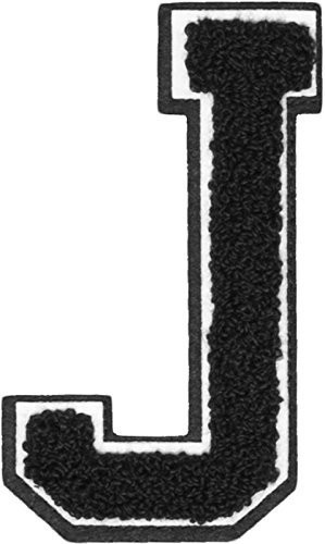 Urban Classics aufn aehbu chstaben UC Letter J, czarna, One Size, uc008  00340  0050 UC008-00340-0050_Schwarz_One size