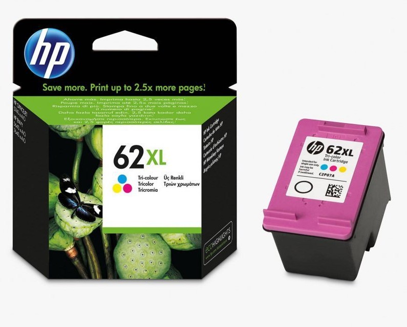 HP HP Tusz nr 62XL C2P07AE CMY 415str C2P07AE